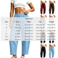 thumbnail image 3 of qelini Wide Leg Sweatpants Women Plus Size Pocket Elastic Waist Long Pants Solid Color Drawstring Pocket Lounge Pants Casual Joggers, 3 of 8