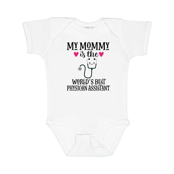 Inktastic Physician Assistant Mommy Girls Baby Bodysuit