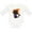 AA-White, variant on Halloween Cat, Cute Cat, Black Cat, Witch Hat Boys or Girls Long Sleeve Baby Bodysuit