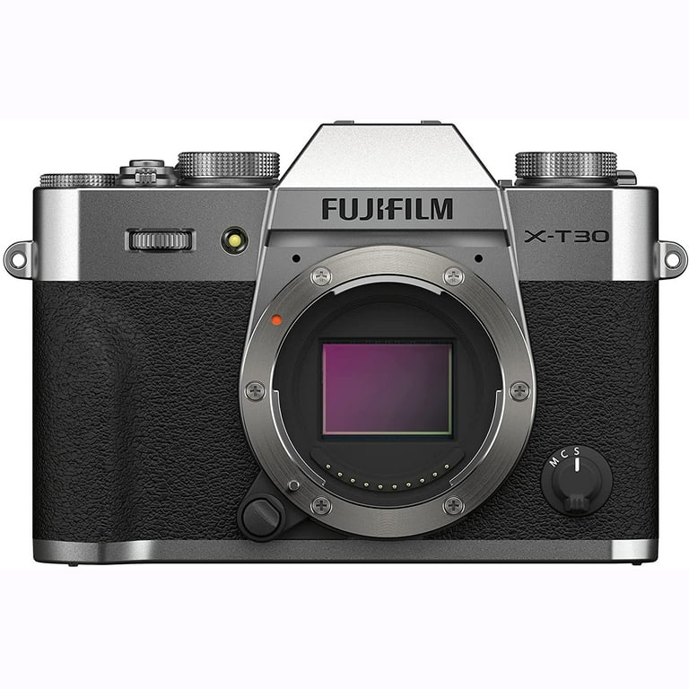Fujifilm X-T30 II Mirrorless Camera, Silver, XC 15-45mm F3.5-5.6