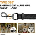 thumbnail image 3 of Double Dog Leash for Two Dogs, No Pull Dog Leash, 360° Swivel No Tangle for Small Dogs Walking & Training, Shock Absorbing Reflective Bungee, 3 of 7