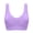 Light Purple, variant on Seamless Sports Bras for Women Built Up Brassiere Tank Top Wireless Stretch Yoga Bra with Removable Pads