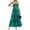 Floral Green, variant on Women Strapless Maxi Dress Summer Floral Tube Top Ruched Beach Spring Wedding Guest Long Dresses