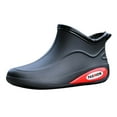 thumbnail image 2 of KANG Ladies Rain Shoes Women Short Fashion Adult Rain Boots Women's Water Shoes Non Ladies Outer Shoes Rain Boots Collar Gardening Boots Ultra Lightweight Portable Garden Shoes, 2 of 4