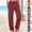 #01 Army Green 【Daily Essentials: Mix & Match All Colors】, variant on Women's High Waisted Wide Leg Pants Trousers Slacks Bottoms Elastic Waistband Relaxed Fit Stretchy Solid Color Soft Breathable Flowy Casual Daily Business Office Lounge Wear Travel Essentials for Wom