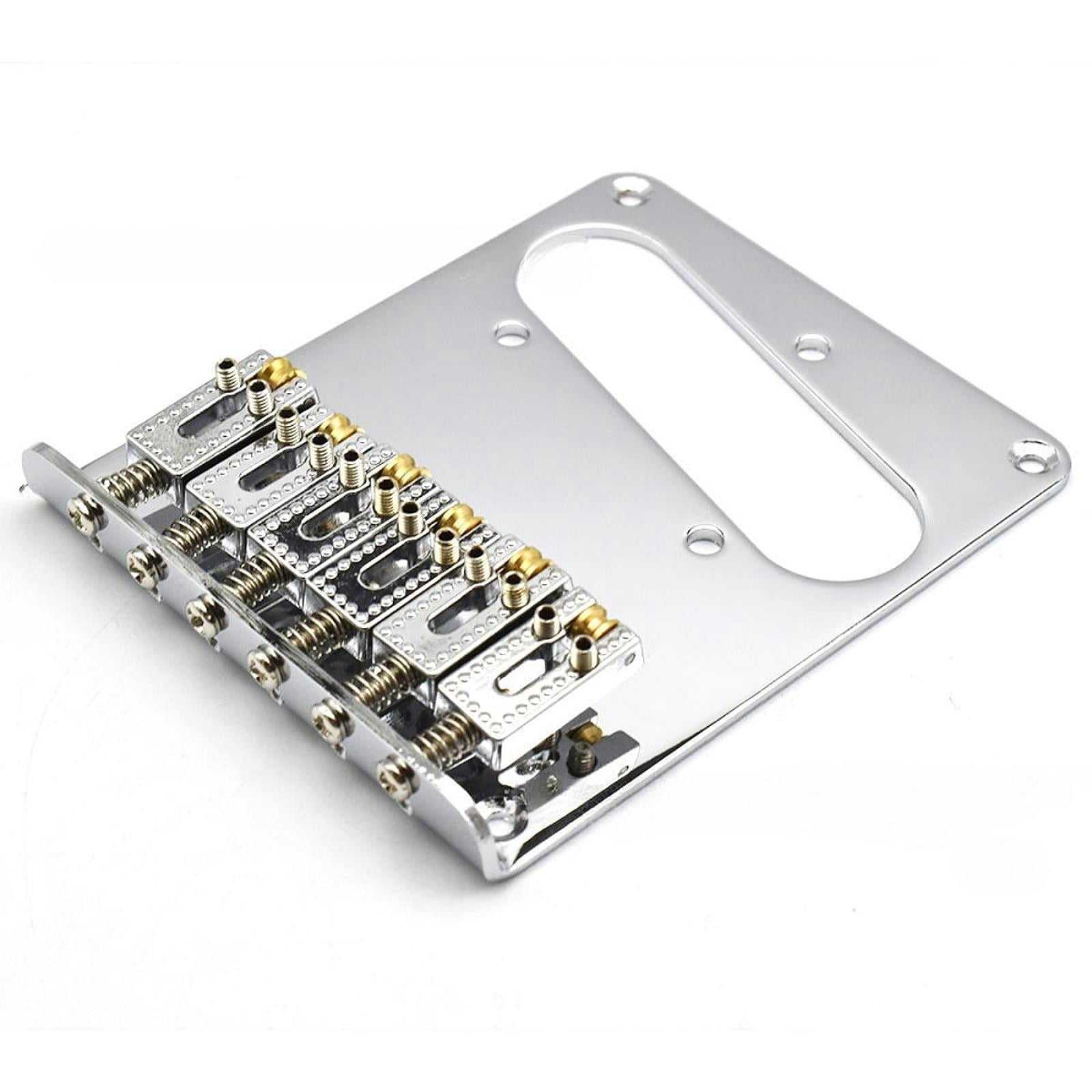 Dualoai Electric Guitar Bridge for 6 String High Performance Sturdy Guitar Tailpiece