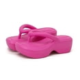 thumbnail image 2 of Xijirk Women's Thick Sole Flip Flops Arch Support Casual Comfortable Sandals Summer Beach Thong Slippers,8.5, 2 of 7