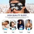 thumbnail image 6 of IAUYY Sleep Mask, Super Soft Eye Masks with Adjustable Strap, Lightweight Comfortable Blindfold,Perfect Blocks Light for Men Women Black Daisy, 6 of 7