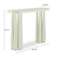 thumbnail image 3 of TOV Furniture Titan Cream Glossy Console Table, 3 of 9
