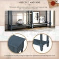 thumbnail image 4 of Historyli Go5H Farmhouse Console Sofa Table, Easy To Assemble, Classic Solid Wood Entryway Table, With 2 Drawers, Bottom Storage Shelves,For Living Room, Hallway, Bedroom, 4 of 9