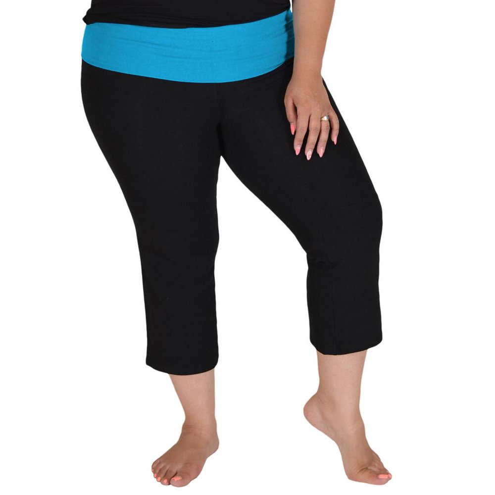Women�s, Girl�s and Plus Size Capri Yoga Pants Cotton