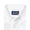 thumbnail image 3 of The Children's Place Baby Toddler Boys Long Sleeve Button Up Shirt, Sizes 6M-5T, 3 of 4
