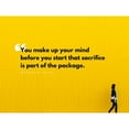 thumbnail image 3 of ArtsyQuotes 14x12 Black Modern Framed Museum Art Print Titled - Richard M. DeVos Quote: Sacrifice, 3 of 5