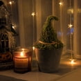 thumbnail image 4 of Mskk Miniature Artificial Witch Hat Plant Halloween Decoration - Vintage Potted Plant Accessory Desktop Resin Ornament for Halloween Party Decor, 4 of 9