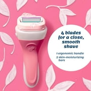 Schick Intuition 4-Blade Lemon Berry Breeze Womens Razor Cartridge Refills, 6 Ct
