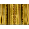 thumbnail image 1 of Ahgly Company Indoor Rectangle Abstract Yellow Modern Area Rugs, 2' x 4', 1 of 4