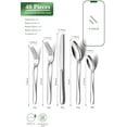 thumbnail image 2 of 40 Piece Silverware Set for 8, Stainless Steel Flatware Set, Cutlery Sets with Mirror Finish, Dishwasher Safe, Modern Kitchen Forks, Spoons, Knives, Eating Utensil Sets, 2 of 6
