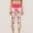 A0639-Hot Pink, variant on Capri Leggings for Women Cropped Dasiy Print Gym Yoga Pants High Waist Compression Slim Leggings