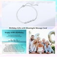 thumbnail image 2 of Birthday Gifts for Women, Cool Waves Bracelet Gift for Happy Birthday 21st, 30th, 40th, 50th, 60th Birthday Gift Ideas for Women Ladies Bestie Friend Sister Mom Daughter Wife Grandma, 2 of 5