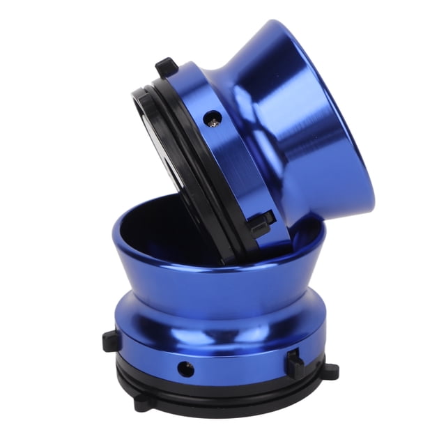 Adaptateurs de Moyeu de NAB, 10 Pouces 1 Paire Structure Robuste Verrouillable Universel Bleu Poli pour Haut-Parleur