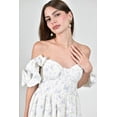 thumbnail image 4 of Vestido corto estampado floral Roman Fashion /Juvenil, 80208 (Lila) lila G, 4 of 6