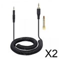 thumbnail image 1 of Cable de audio,Cable auxiliar en espiral de repuesto Adaptador de 6,35 mm,3 metros 9,84 pies Cable de audio M40X M20X,Accesorio para auriculares M30X M50X M60X M70X,Accesorios para auriculares, 1 of 6