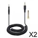 thumbnail image 1 of Cable de audio,Cable auxiliar en espiral de repuesto Adaptador de 6,35 mm,3 metros 9,84 pies Cable de audio M40X M20X,Accesorio para auriculares M30X M50X M60X M70X,Accesorios para auriculares, 1 of 6