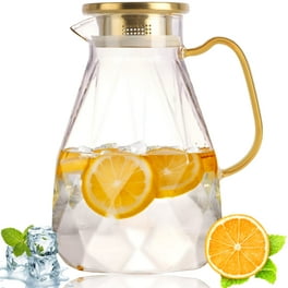 Vintage Lemonade pitcher - Heavy glass pitcher deals