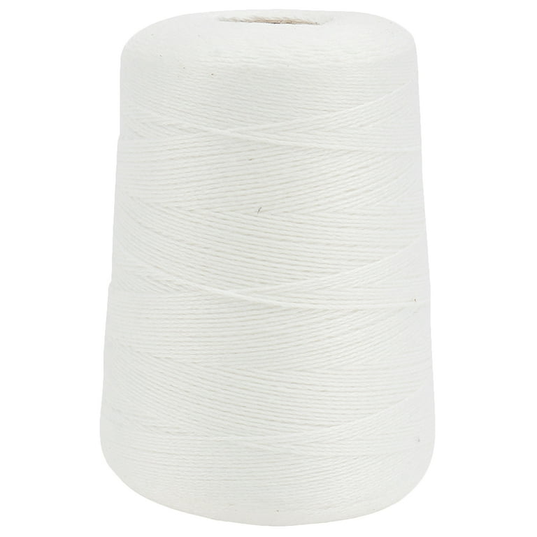 White Cotton Butchers Twine - 656 Feet 2MM Thick String, Kitchen Cooking  Bakers Twine Rope for Meat and Roasting, Natural Twine String for Crafts  Gardening, Garden Twine, Gift Wrapping Twine 