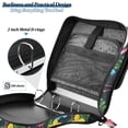 thumbnail image 4 of FORMRS Zipper Binder with Shoulder Strap 2-inch Ring 500 Sheet Capacity File Bag, Flamingo Floral Pattern, 4 of 5