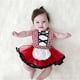 thumbnail image 2 of Newborn Toddler Baby Girls Halter Romper Dress Red Cloak Little Red Riding Hood Outfits Party Cospl-2025, 2 of 5