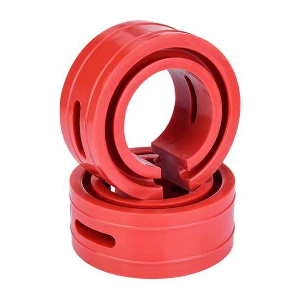 Amortiguador de coche, amortiguador de resorte de choque de coche rojo, 2 piezas, eficiencia óptima Jadeshay A