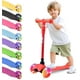 thumbnail image 1 of Monopatin Scooter para Niños de 2 a 5 Años Hurtle, 3 Ruedas con Luces LED, Mini Kickboard con Freno, Manillar Ajustable de 63 cm a 71 cm, Antideslizante, Patin del Diablo, Rojo, 1 of 7