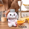 thumbnail image 4 of Shangren 10 Pcs Bouteilles de Jus en Forme d'Animal Mignonnes pour Réfrigérateur Jus Extraction Milkshake 500 ml, 4 of 7