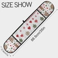 thumbnail image 3 of Yayeee Double Oven Mitt Kitchen Heat Resistant Baking 35" x7" Quilted Glove, Brown Nordic Christmas, 3 of 6
