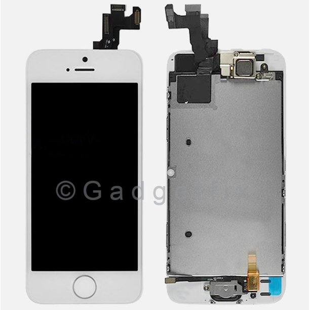 White Lcd Screen Display Touch Screen Digitizer Button Camera For Iphone Se Walmart Com Walmart Com