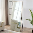 thumbnail image 2 of NeuType Full Length Mirror Floor Rectangle Gold 59"x19", 2 of 9