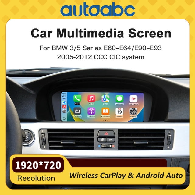 AUTOABC 8.9 Inch Linux TouchScreen For BMW CIC System 5 Series F10 F11 2010-2012 Year With WIFI HD Resolution 1920*720p Carplay Android Auto