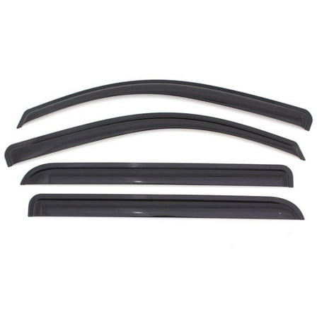 Auto Ventshade (AVS) by RealTruck Outside Mount Ventvisor / Window Deflectors Front & Rear Set 4 Pc. Set Compatible with 2014-2020 Nissan Rogue All Models Except Sport Model