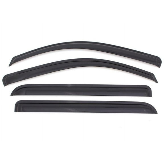 Auto Ventshade (AVS) by RealTruck Outside Mount Ventvisor / Window Deflectors Front & Rear Set 4 Pc. Set Compatible with 2014-2020 Nissan Rogue All Models Except Sport Model