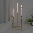 Efavormart 5 Arm | Gold Metal Geometric Candelabra Taper Candle Holder ...