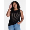 thumbnail image 2 of Time and Tru Women's Sweater Tank Top, Sizes XS-XXXL, 2 of 6