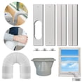 thumbnail image 2 of Portable Air Conditioner Window Vent Kit AC Exhaust Hose Universal Coupler Adjustable Window Seal Universal Duct Extension Pipe, 2 of 5