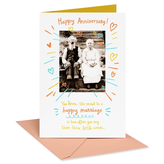 American Greetings Funny Anniversary Card for Couple (Cherished Moments)
