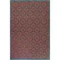 thumbnail image 6 of Unique Loom Outdoor Trellis Collection Area Rug - Tiles (6' 1" x 9' Rectangle Blue and Red), 6 of 9