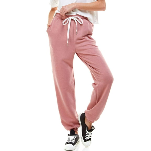 Women's High Waisted Sporty Gym Athletic Fit Jogger Sweatpants and Loose fit Lounge Trousers Plus Size Lounge Pant
