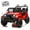 Red, variant on Arnahaishe 2-Seater Kids Ride On Electric Truck with Parent Remote Control, 2WD, Four-Wheel Suspension, Gift for Child Ages 2-6, Blue