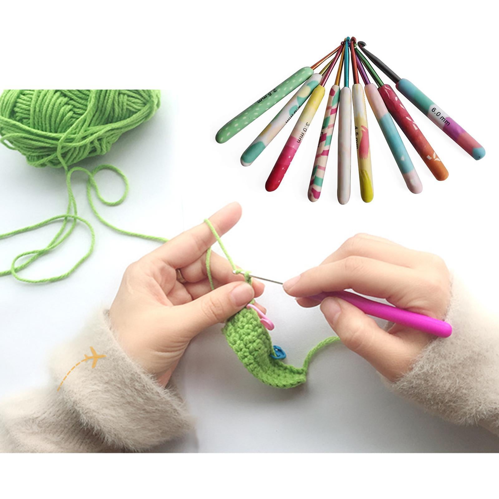 Susan Bates Twist + Lock Deluxe Intchg Crochet Hook Set-Sizes F5/3.75mm to K10.5/6.5mm
