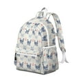 thumbnail image 2 of Anchor and Bulldog Dog Backpack for School,Cute School Bag,Schoolbag with Adjustable Shoulder Straps & Padded Back,13.4"x11"x4.7", 2 of 6