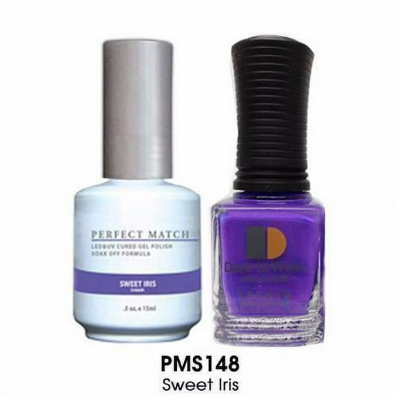 LECHAT Perfect Match Pair of Soak off Gel   Matching Nail Polish PMS148 - Sweet Iris